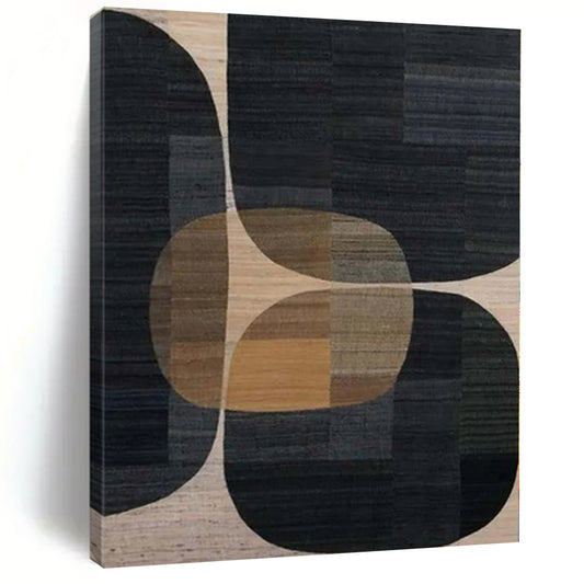 Oversized Abstract Wall Art for Mudroom Entrances - Commissioned Acrylic on Canvas