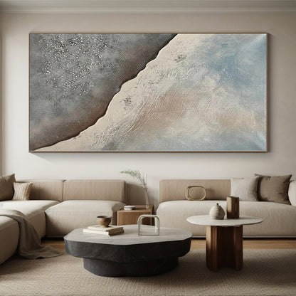 Immense Made-to-Order Abstract Painting for Home Music Room Instrument Display Areas