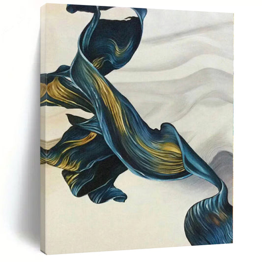 Grand Made-to-Order Abstract Art for Home Indoor Pool and Spa Feature Walls