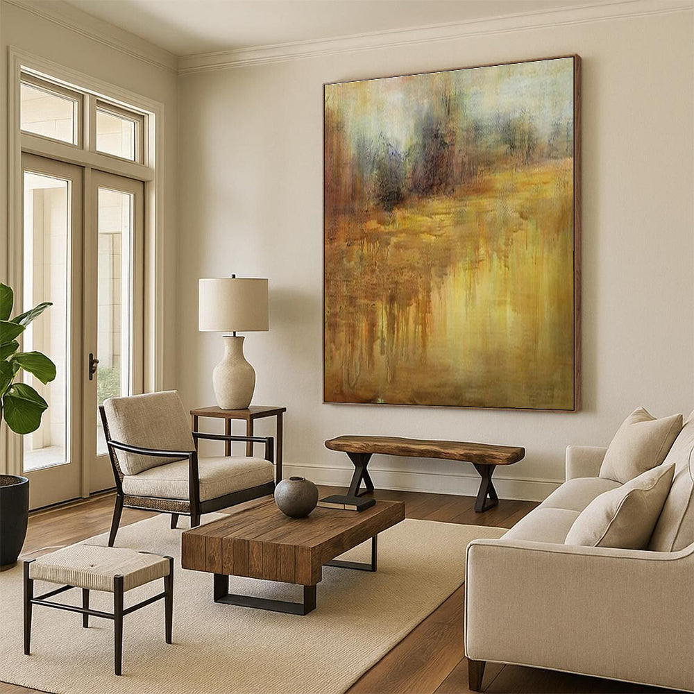 Extra-Large Contemporary Abstract Art for Botanical Garden Visitor Centers