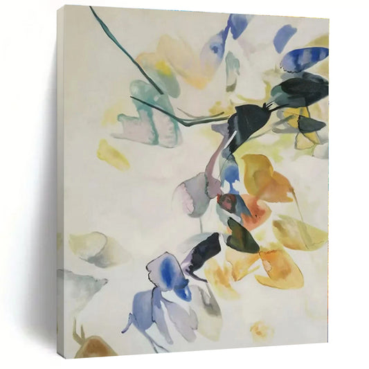 Hand-Painted Custom Abstract Artwork for Office Mail Rooms