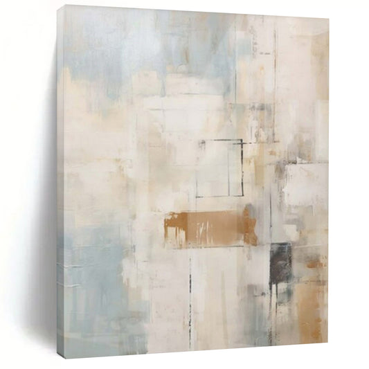 Giant Hand-Painted Contemporary Abstract Art for Family Home Art Studios
