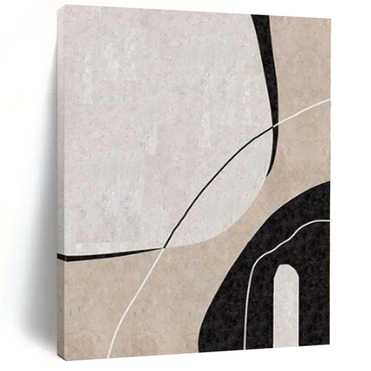 Colossal Hand-Painted Contemporary Abstract Canvas for Family Home Great Rooms