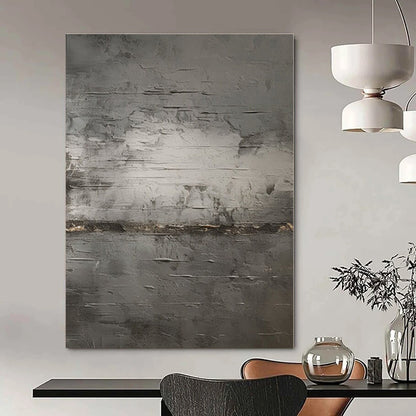 Large-Scale Hand-Painted Abstract Canvas for Office and Living Room
