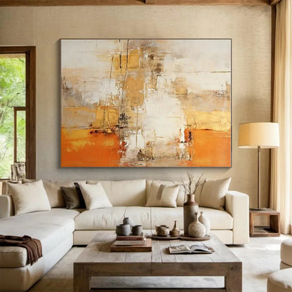 Monumental Contemporary Abstract Wall Art for Entryway Striking First Impression
