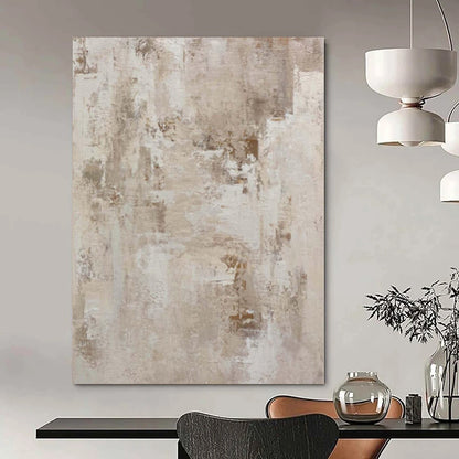 Custom Oversized Abstract Canvas for Entryway Foyers - Hand-Painted Acrylic