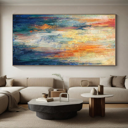 Huge Handcrafted Abstract Art for Garage Tool Wall