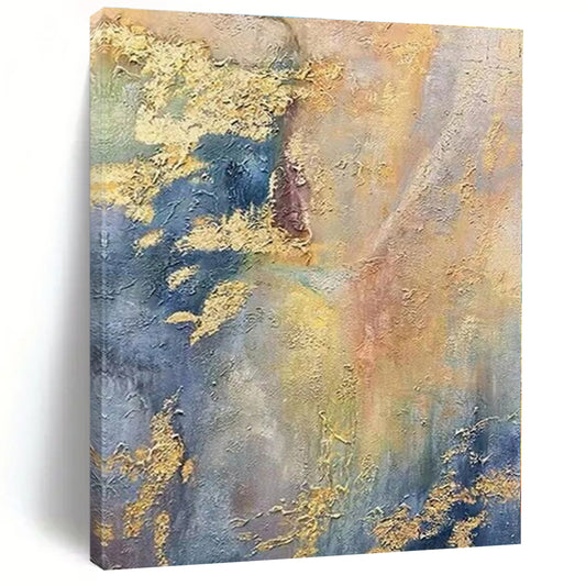 Oversized Custom Hand-Painted Abstract Wall Art for Laundry Room Utility Wall LargeART0582