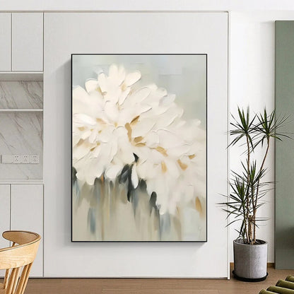 Bespoke Geometric Hand-Painted Abstract Art for Living Room Focal Wall