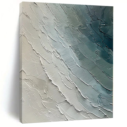 Custom Extra Large Abstract Weave Painting - Hand-Painted Gouache for Artisan Craft Studios