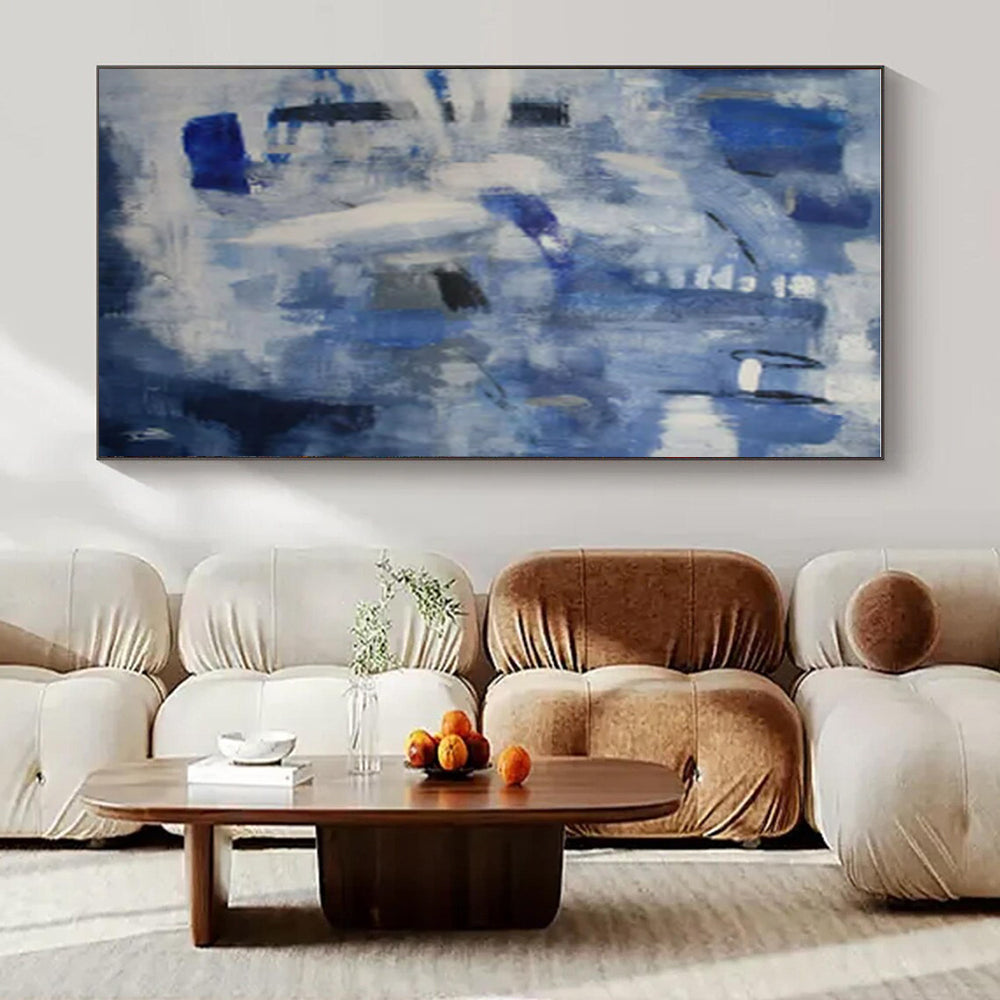 Hand-Painted Bespoke Abstract Art for Bedroom & Hotel Spa Areas