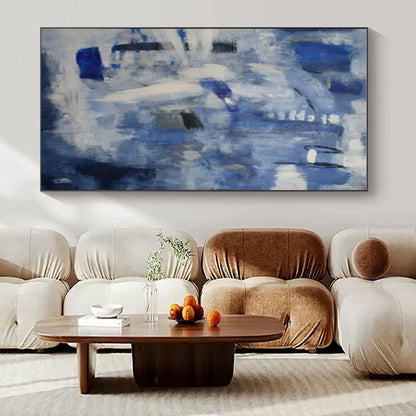 Hand-Painted Bespoke Abstract Art for Bedroom & Hotel Spa Areas