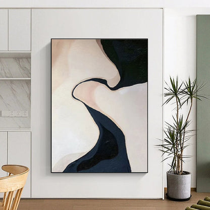 Giant Hand-Painted Abstract Art for Master Bedroom Feature Wall LargeART0664