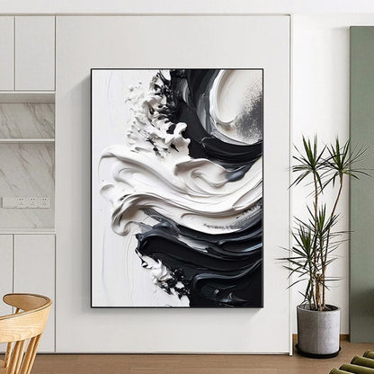 Grand Abstract Painting for Horse Stable Tack Rooms - Custom Acrylic on Linen