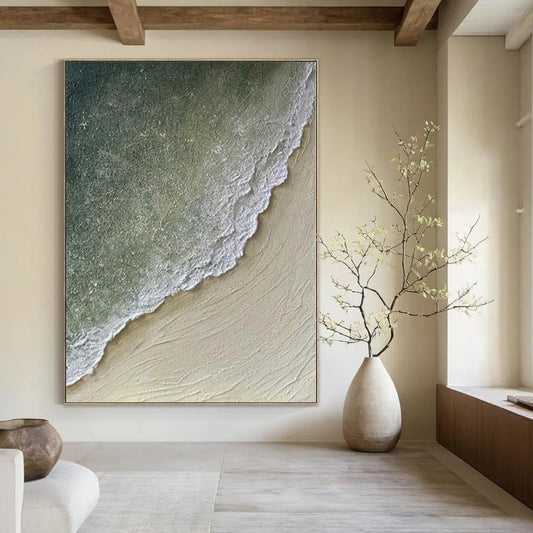 Large Made-to-Order Abstract Painting for Agricultural Fair Exhibition Halls