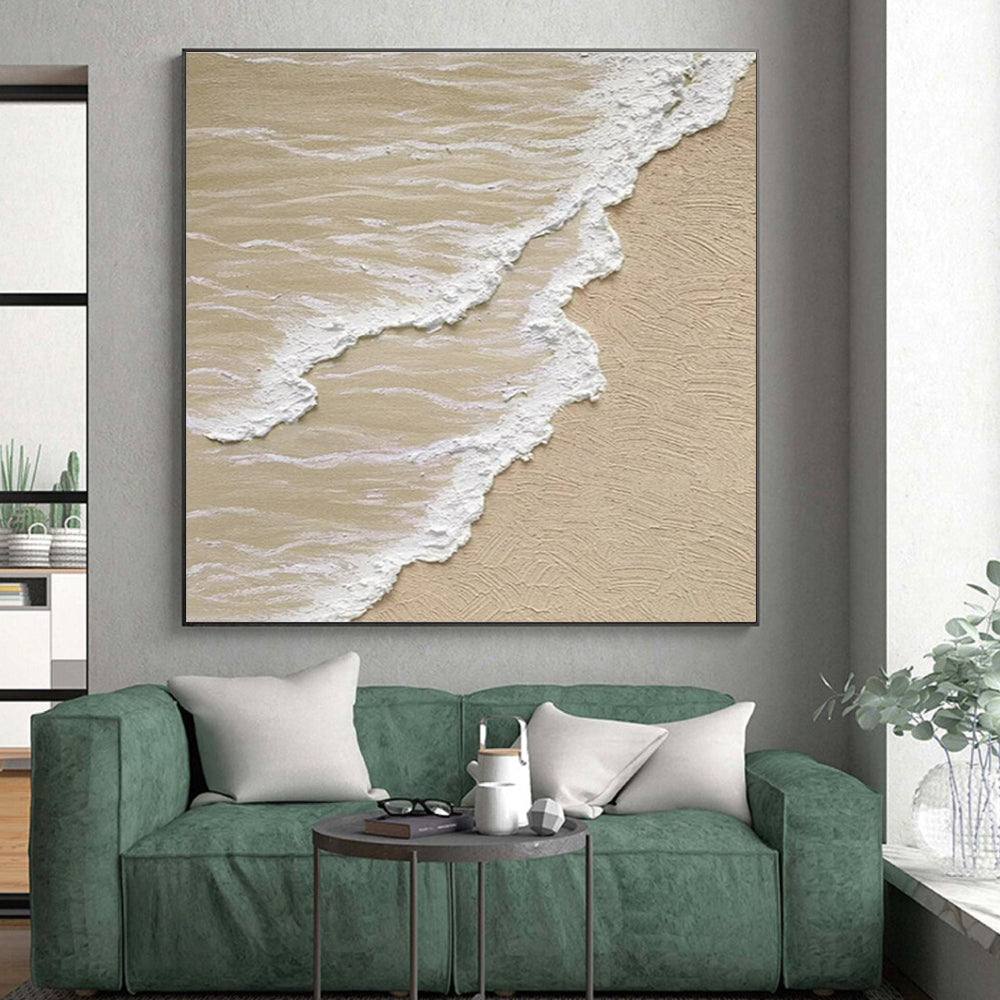 Large Custom Hand-Painted Abstract Canvas for Family Room Focal Point LargeART0662