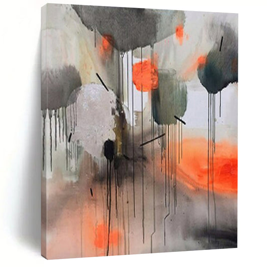 Super-Sized Hand-Painted Modern Abstract Wall Decor for Home Game Rooms