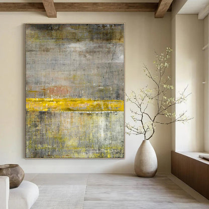 Giant Abstract Wall Art for Window Seat Alcoves - Made to Order Oil on Linen