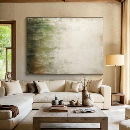 Huge Bespoke Hand-Painted Abstract Wall Art for Home Theater Immersion Wall