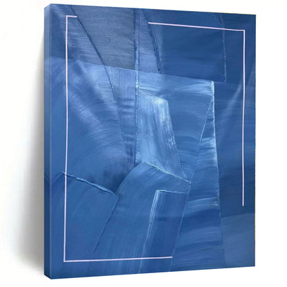 Hand-Painted Custom Abstract Wall Decor for Office Research Labs