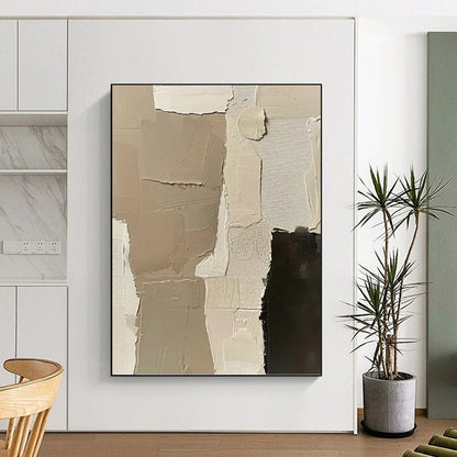 Artfully Engineered Hand - Crafted Textured Canvas Art for Bedroom & Bar DKH1161