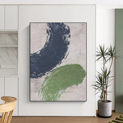 Alluring Custom - Painted Textured Canvas Abstract for Living Room & Hallway DKH1072