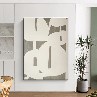 Exquisite Hand - Painted Textured Canvas Abstract for Bedroom & Dining Room DKH1075
