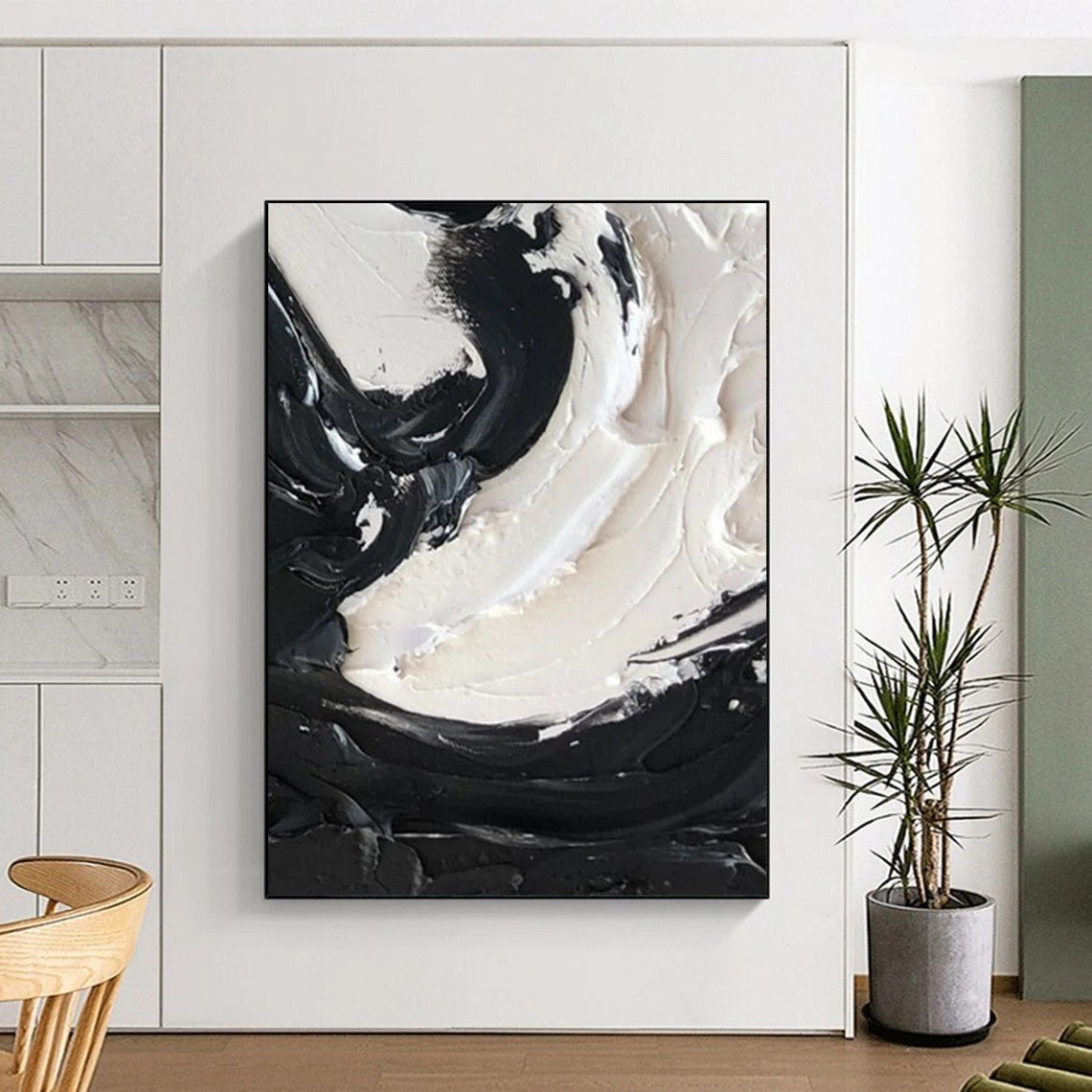 Big-Size Custom Abstract Paintings for Dining Room & Bar DTP385
