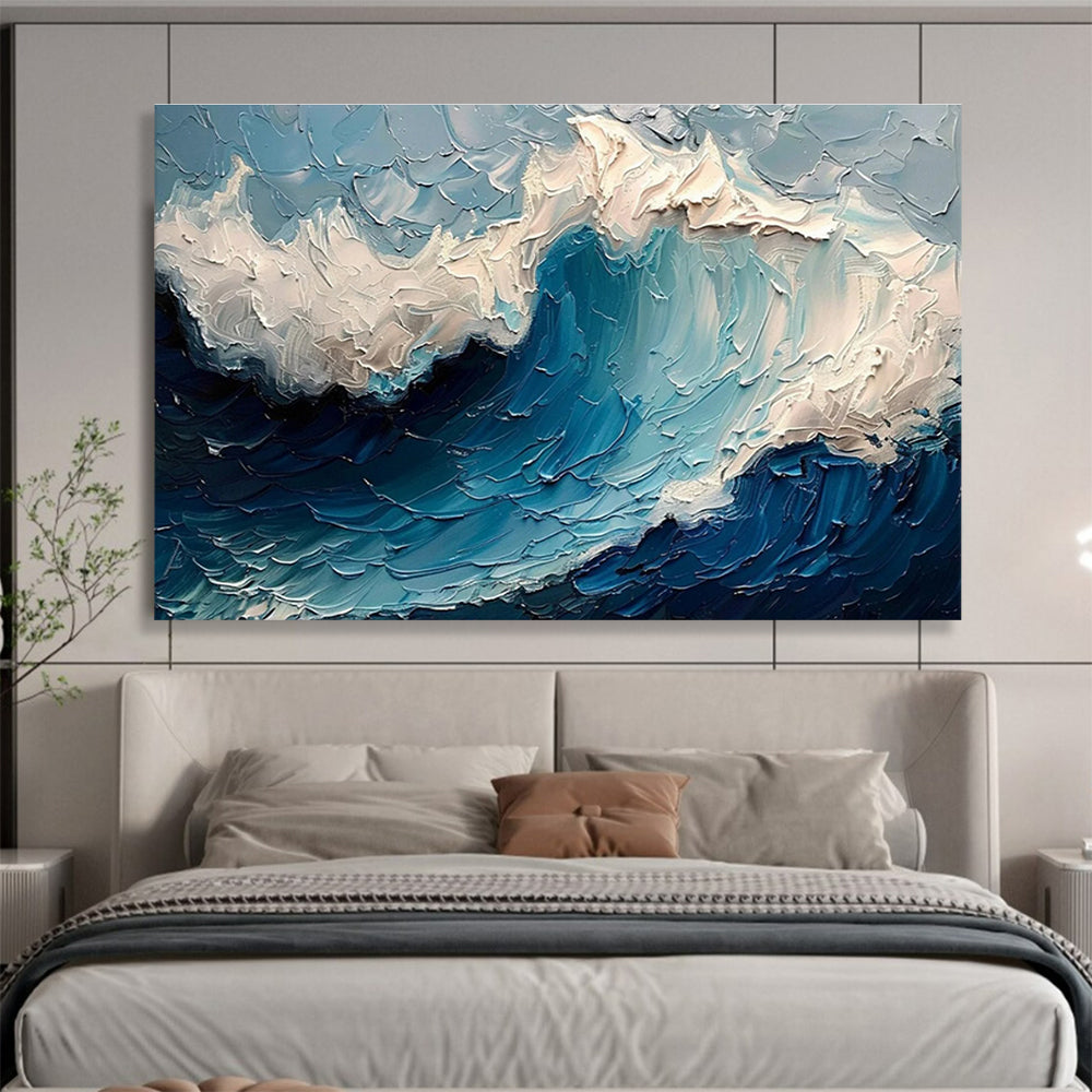 Enormous Textured Hand - Rendered Abstract Wall Art for Dramatic Interiors DKH766