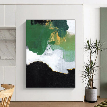 Colossal Hand - Painted Textured Abstract Painting for Exhibition Hall & Museum DKH1222