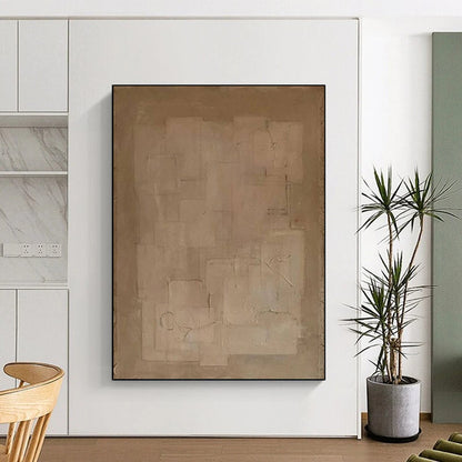Custom Textured Abstract Paintings for Hotel & Entryway DTP334