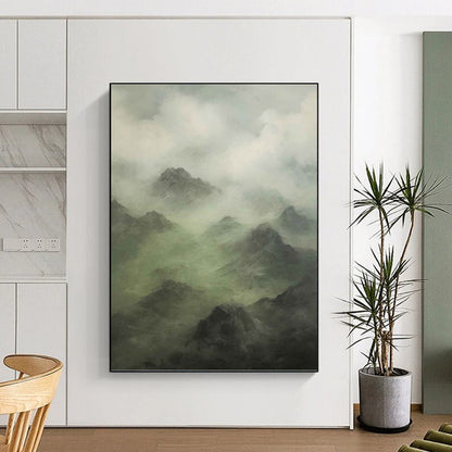 Gargantuan Hand - Painted Custom Abstract Painting (with Captivating Textures), for Dining Room and Hotel DKH1480