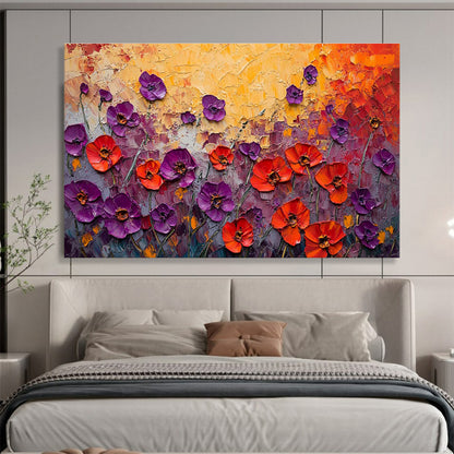 Alluring Large Abstract Painting with Textured Strokes for Hallway & Entryway DKH901