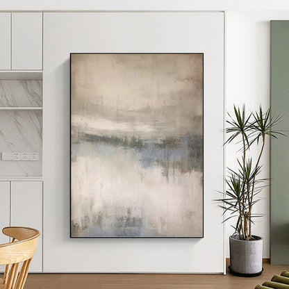 Vertical Hand - Painted Textured Custom Abstract Creation for Living Room and Office DKH1667