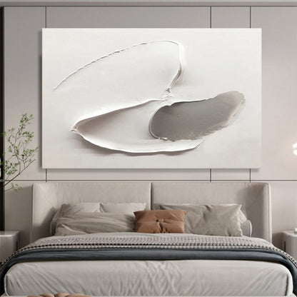 Trendy Large Abstract Wall Art with Edgy Textured Elements for Office & Bar DKH912