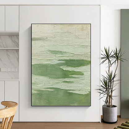 Vast Hand - Painted Textured Abstract Artwork for Aquarium & Marine Exhibit DKH1227