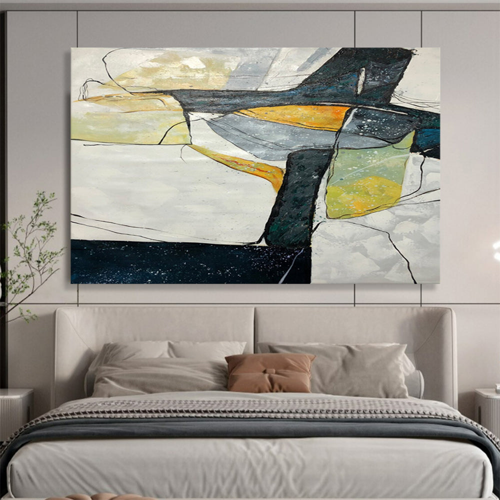 Geometric Coastal Abstract - Chic Office Sophistication DLZ038