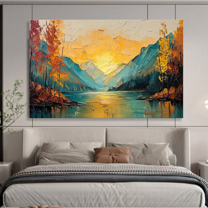 Harmonious Original Massive Textured Handmade Abstract Canvas for Interior Balance DKH861