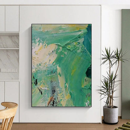 Ethereal Hand - Painted Textured Abstract for Bedroom & Dining Room DKH1270