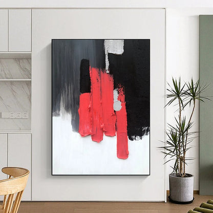 Custom Hand-Painted Abstract Masterpieces for Hotel & Entryway DTP394