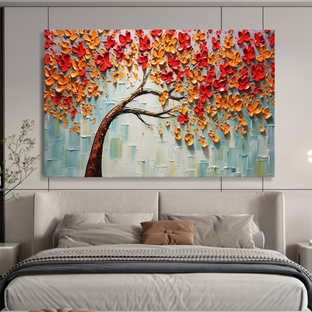 3D Autumn Tree Art - Textured Living Room Showstopper DLZ168