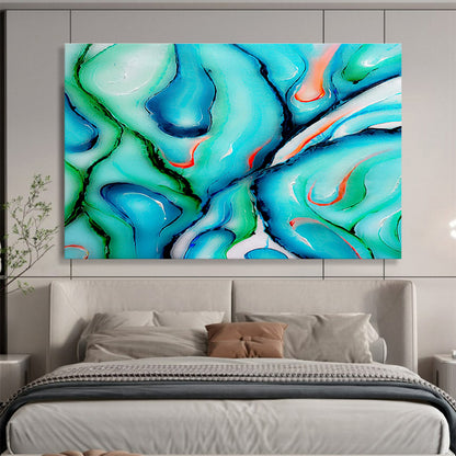 Glamorous Large Abstract Wall Art with Shimmering Textured Accents for Bar & Hotel Lobby DKH917