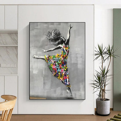 Sky - Piercing Vertical Hand - Painted Custom Abstract Masterwork with Geode Textures, for Bedroom and Dining Room DKH1605