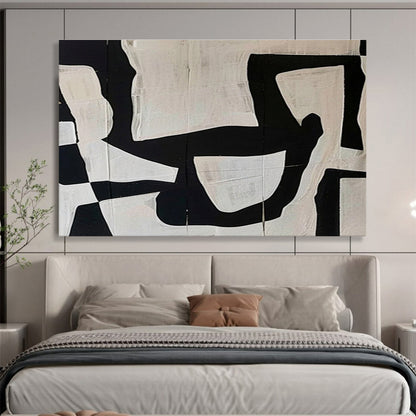 Hand - Painted Textured Large Abstract Work for Charming Interiors DKH745