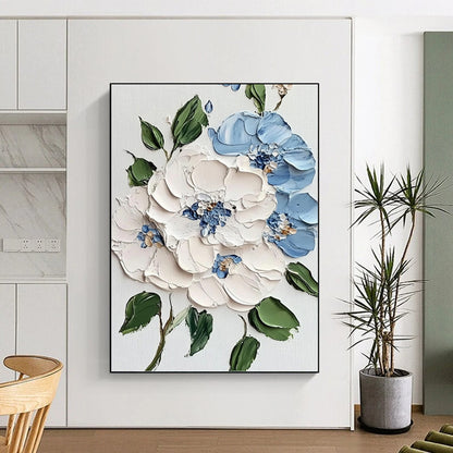 Alluring Hand - Painted Textured Abstract on Canvas for Bedroom & Entryway DKH1387