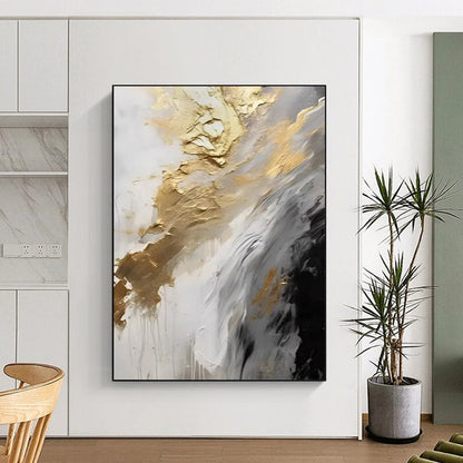 Custom Abstract Art: Big Sizes, Textured Styles for Living Room & Office DTP302