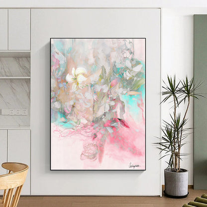 Striking Custom - Painted Textured Canvas Abstract for Living Room & Entryway DKH1084