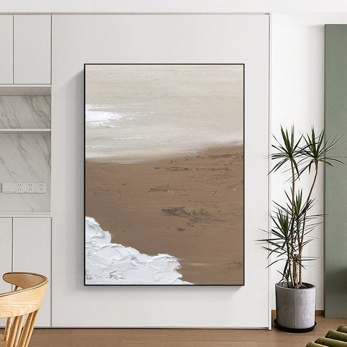 Handmade Big-Size Abstract Creations for Bedroom & Office DTP375