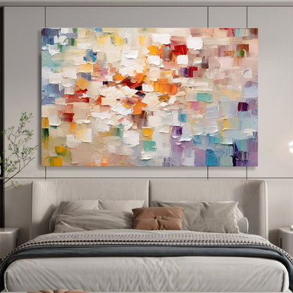 Graceful Original Hand - Crafted Textured Large Abstract Wall Mural for Elegant Ambiance DKH862