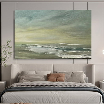 Soft Sea & Sky Abstract - Calming Bedroom Retreat DLZ027